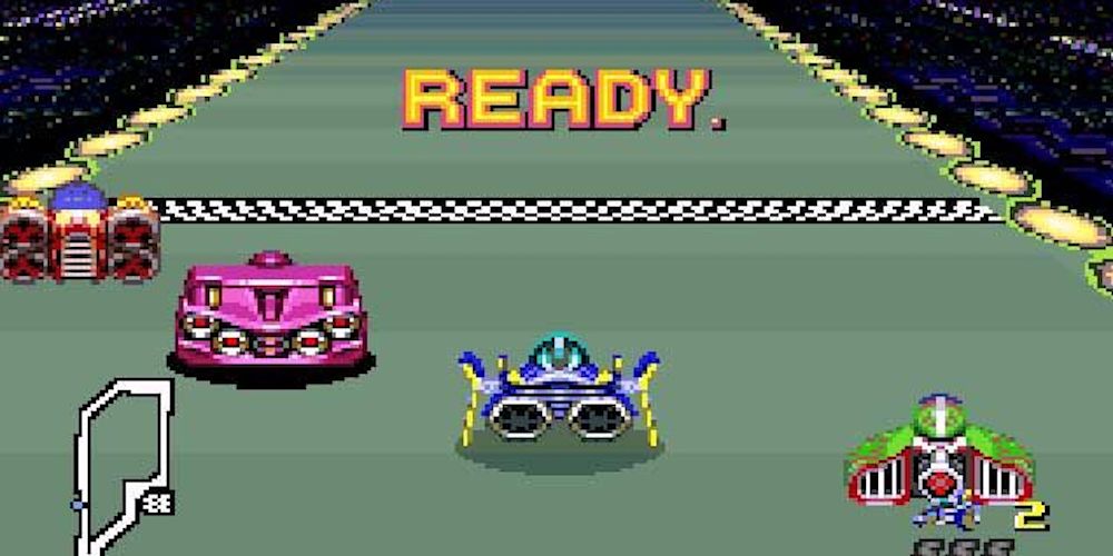 Nintendo SNES BS F-Zero Grand Prix Race Start Satellaview