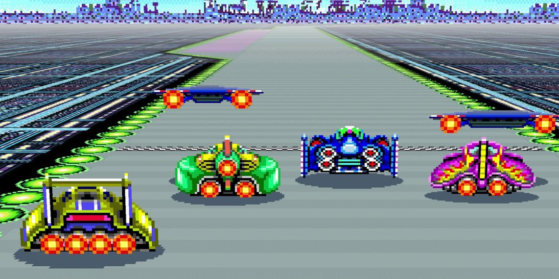 Nintendo SNES F-Zero Mute City Race