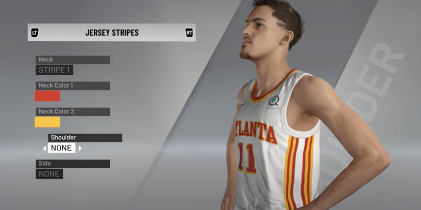 NBA2k21 Uniform customization