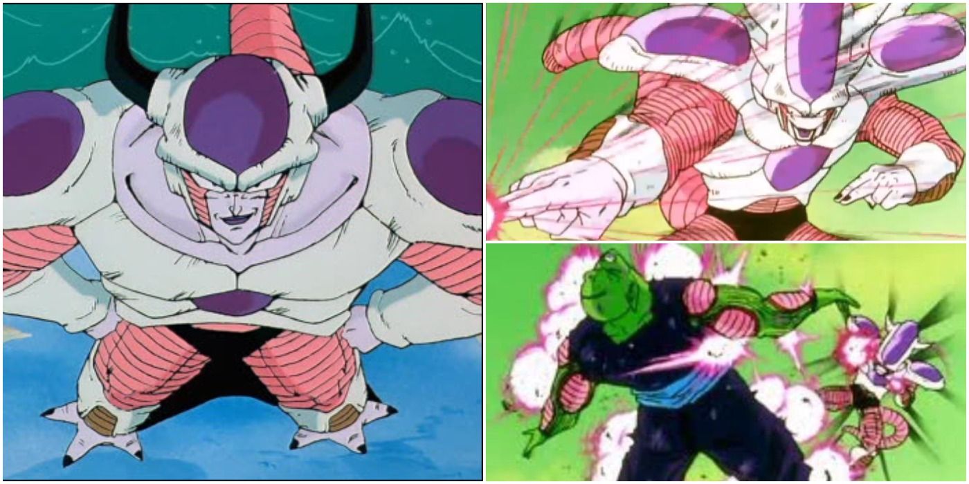 Second Form Frieza and Third Form Frieza in Dragon Ball Z