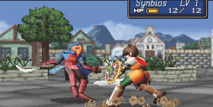 Sega Saturn Shining Force III Battle