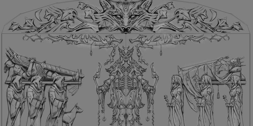 Shor, fox mural, Skyrim