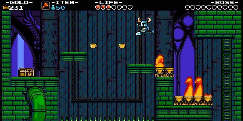 Shovel Knight in the Explodatorium