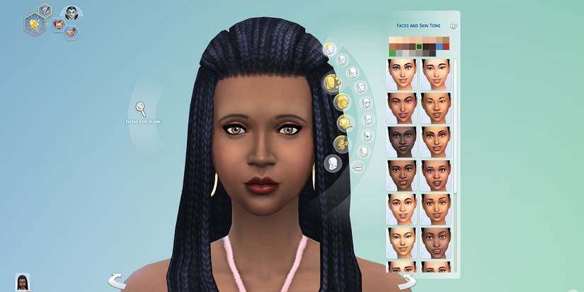 The Sims 4 current skin tone customization