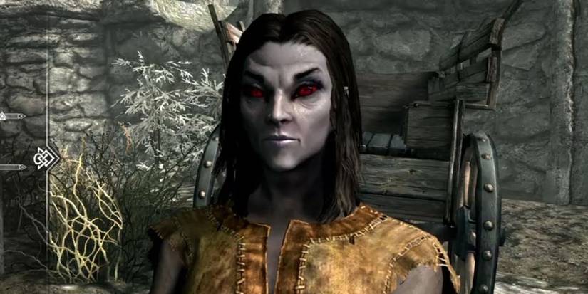 Skyrim Dunmer Character