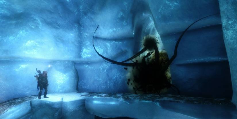 Skyrim Hermaeus Mora Appearance In Oghma Infinium Quest. From Nexus Mods