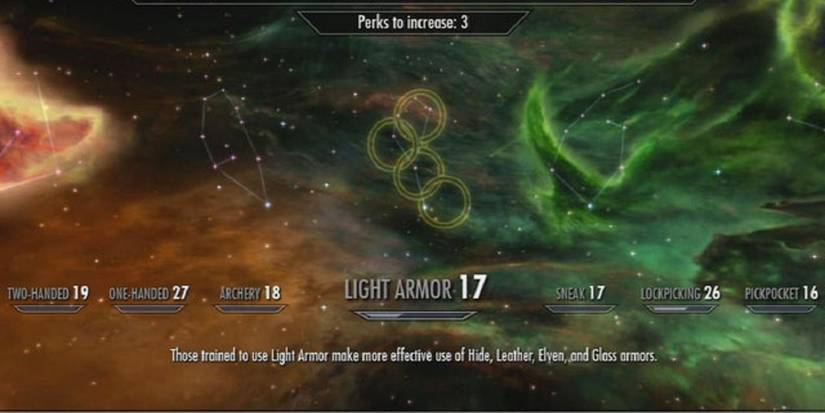 Skyrim Light Armor Perk Tree