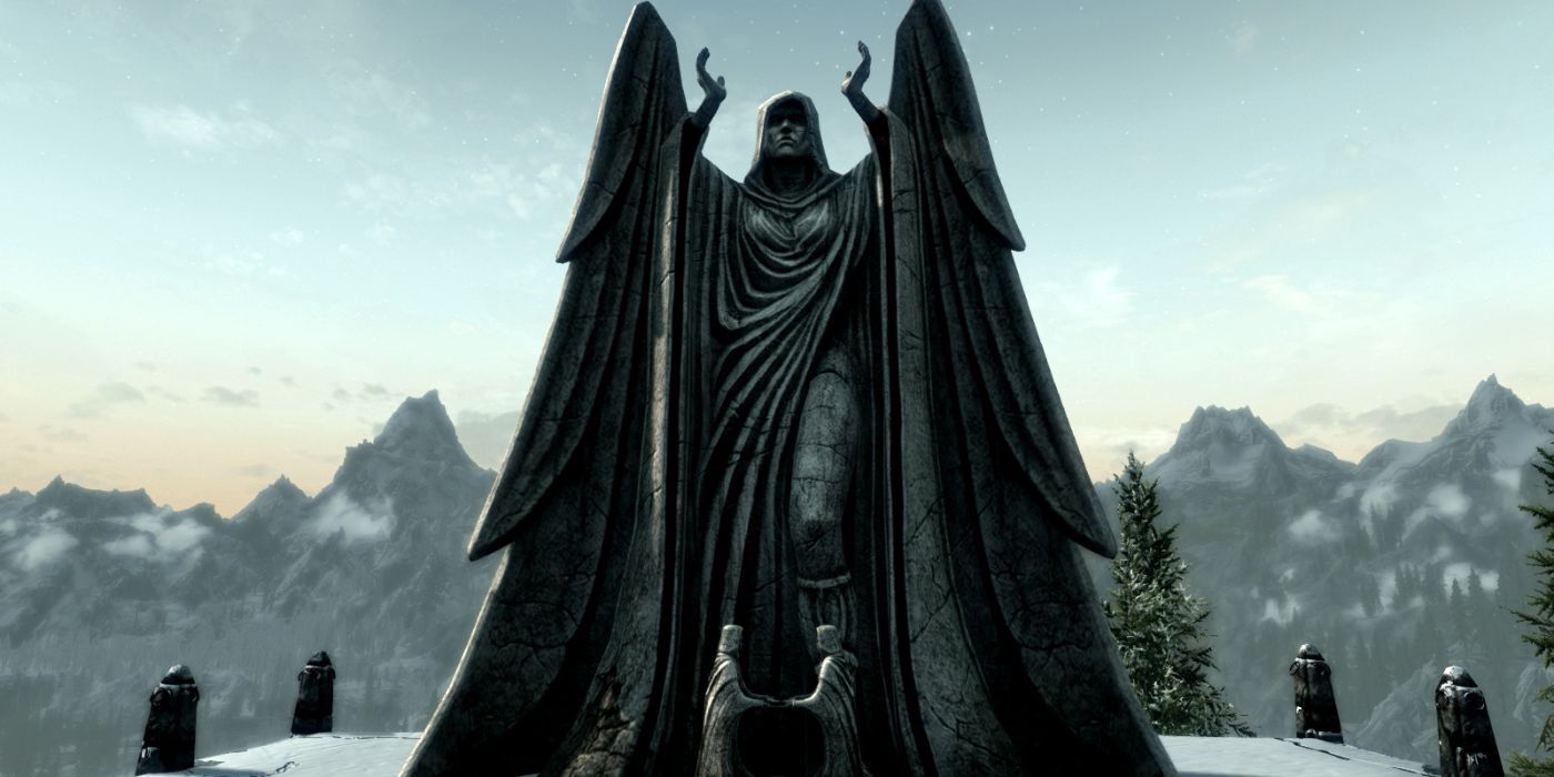 Skyrim Meridia's Statue