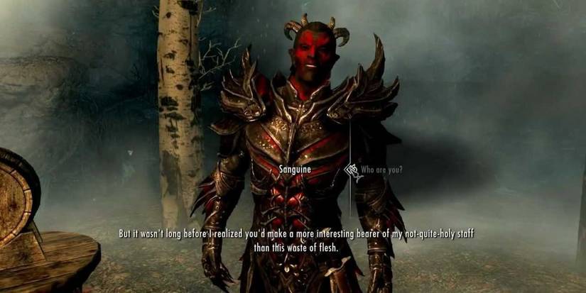 Skyrim Sanguine Dialogue