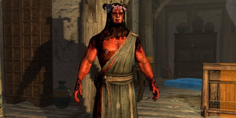 Skyrim Sanguine In Greek Outfit Mod