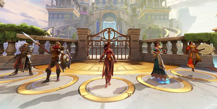 Some of the mythological figures in Smite