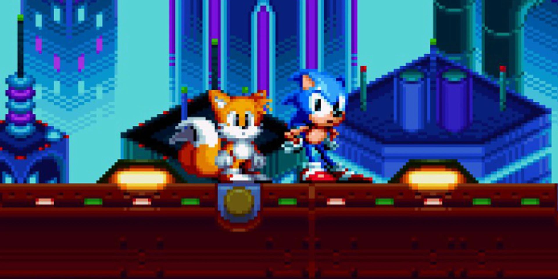 Sonic Mania Plus Coop Tails and Sonic