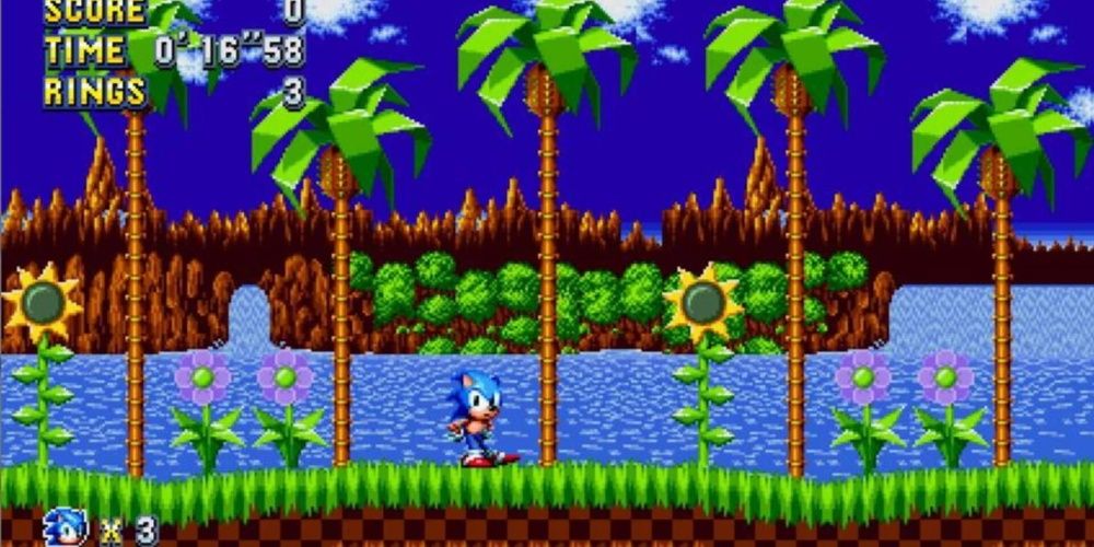 Sonic The Hedgehog 3 Gameplay - sonic waiting