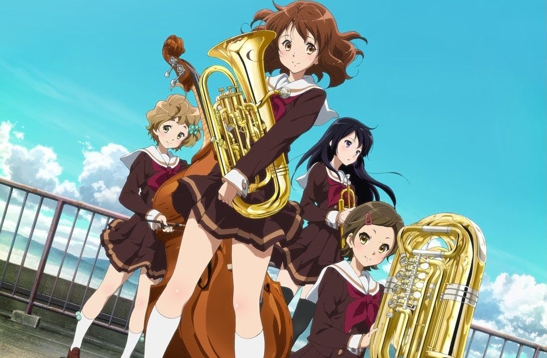 Cast from the Kyoto Animation show Sound Euphonium