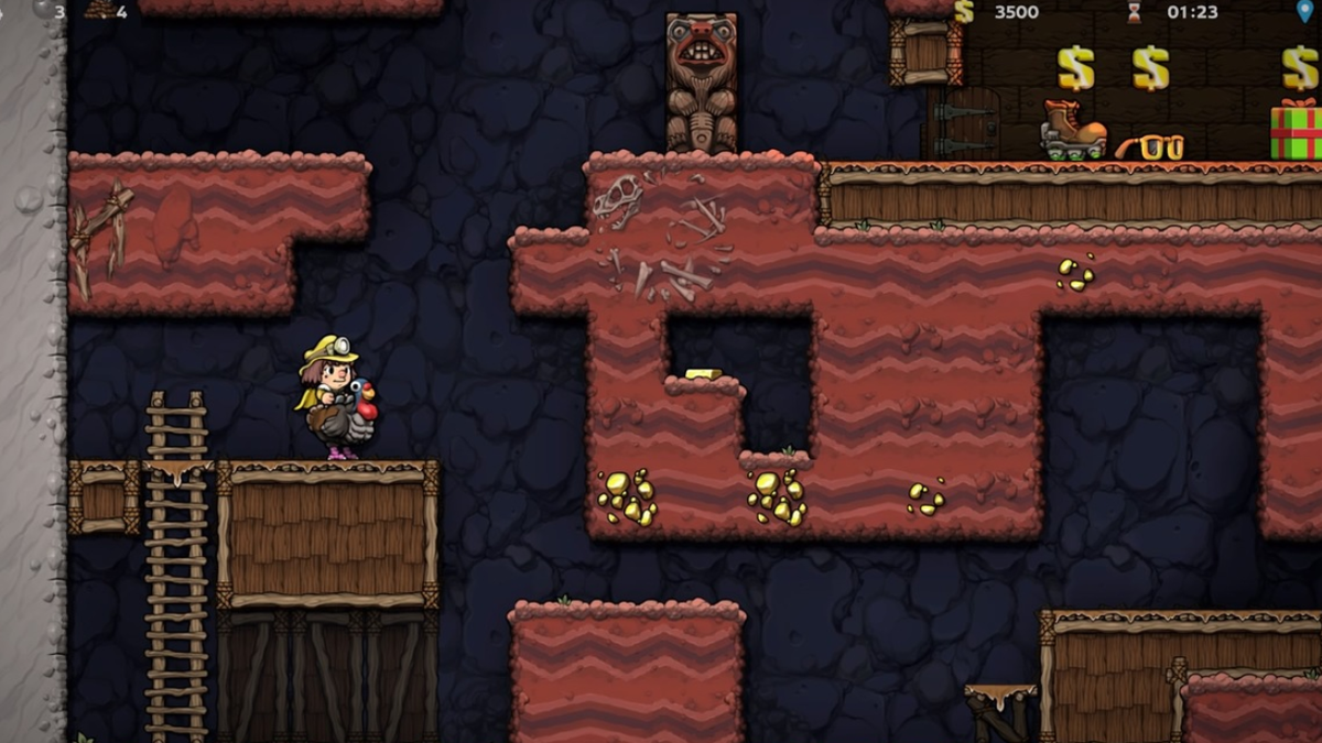 yellow spelunker and turkey