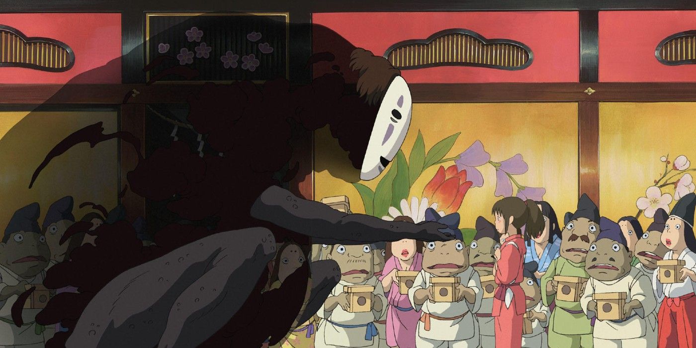 Унесенные призраками HD-изображение из фильма Хаяо Миядзаки «Унесенные призраками». Studio Ghibli бесплатно выпустила сотни HD-изображений из своей библиотеки