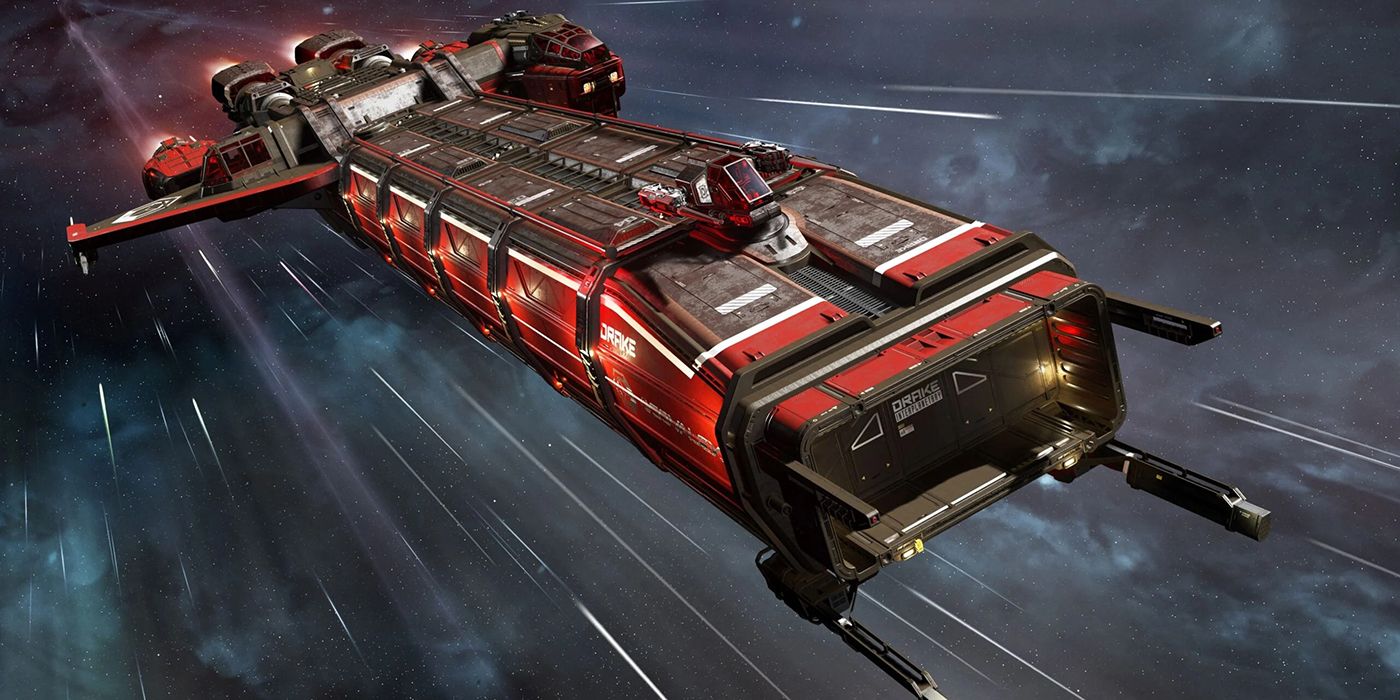 Star Citizen red spaceship