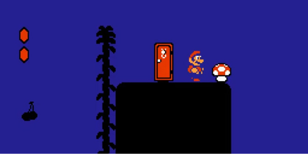 Super Mario 2 Dark World Mario And Mushroom