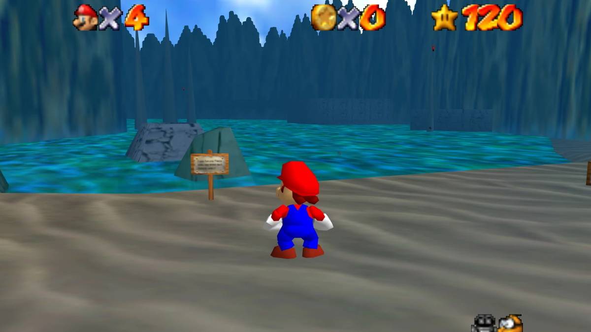 Mario 64 Jolly Roger Bay