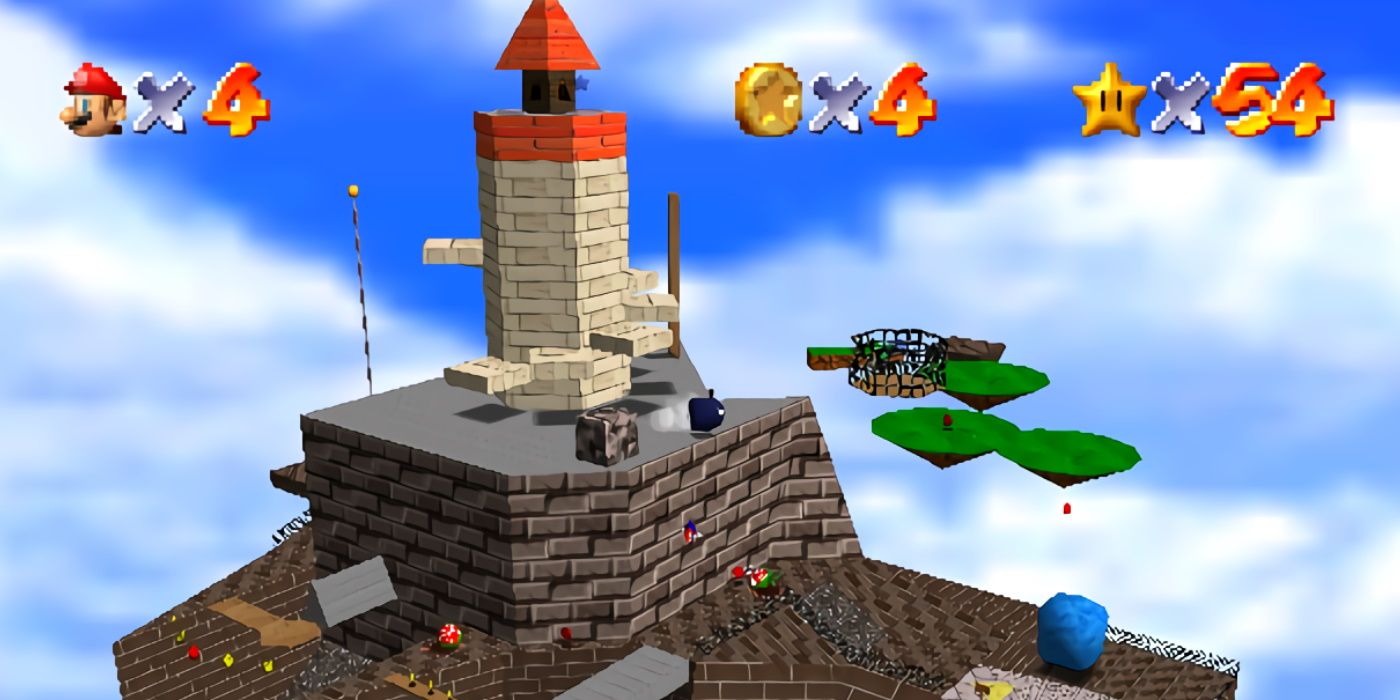 Mario 64 Whomp's Fortress
