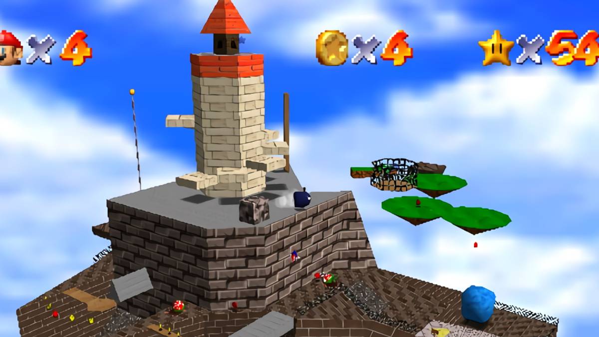 Mario 64 Whomp's Fortress