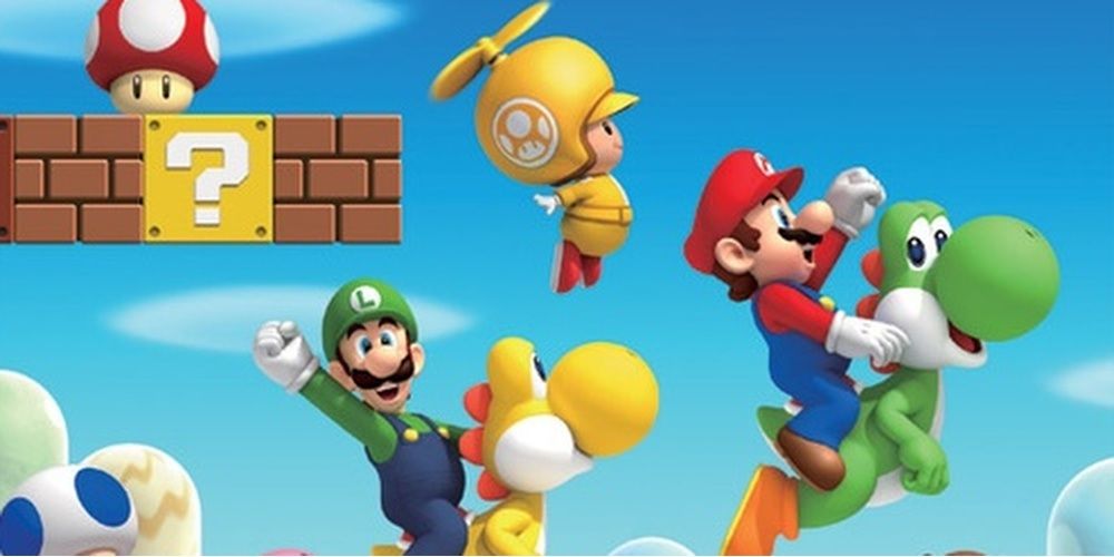 Super Mario Brothers Wii U Cover Art