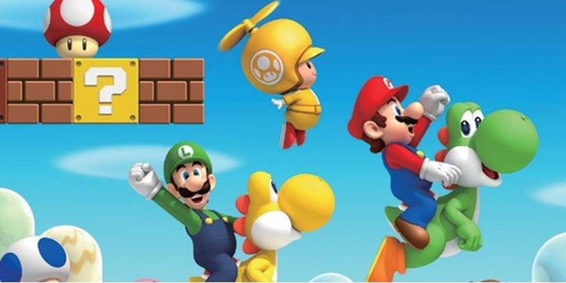 Super Mario Brothers Wii U Cover Art