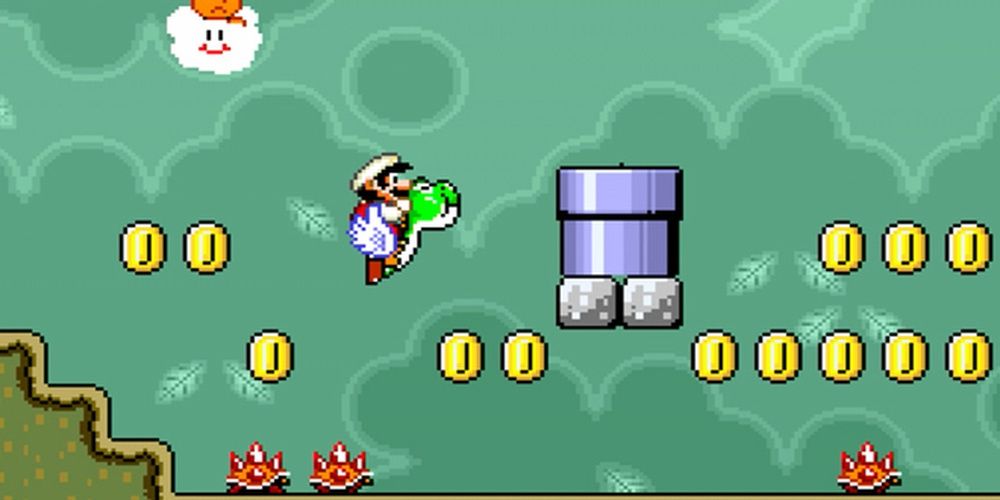 Super Mario World Trailer Screenshot Yoshi Spike