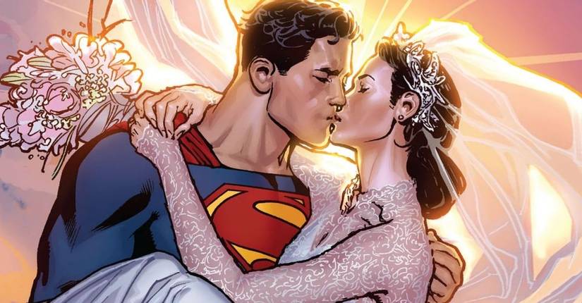 Superman-Lois-Lane-Wedding-Kiss-Comic