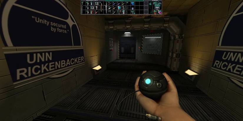 System Shock 2 - first-person gameplay
