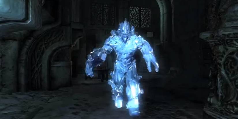 An enemy approaching the player