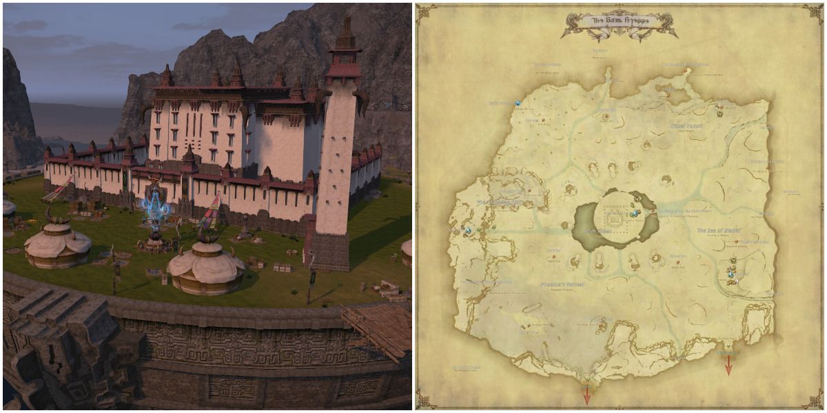 The Azim Steppe and Map