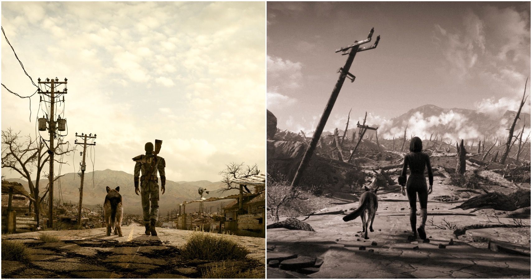 Fallout 3 and 4 - Protagonists