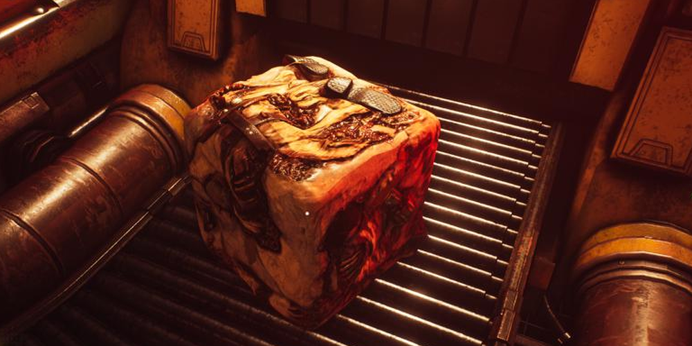 The Outer Worlds Peril On Gorgon Human Meat Cube