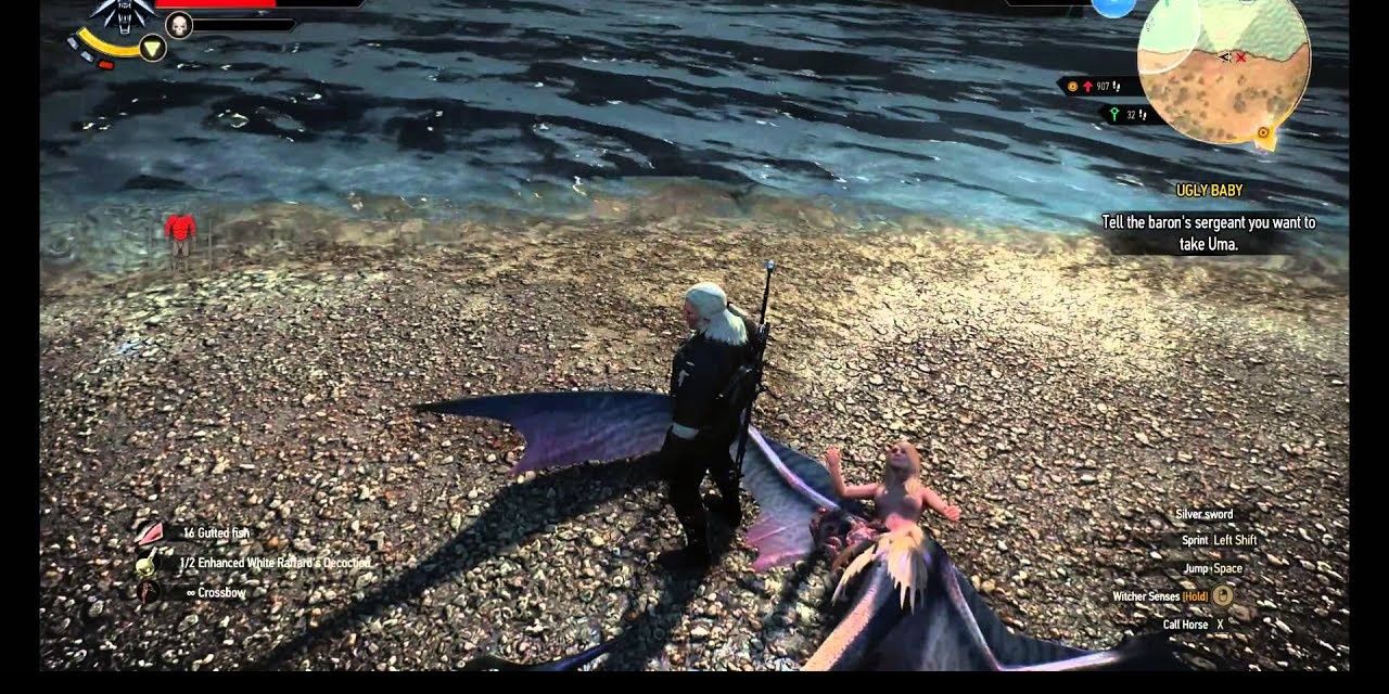 Siren killed in The Witcher