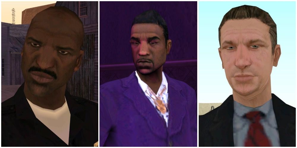 The characters of Frank Tenpenny, Jizzy B., and Mike Toreno