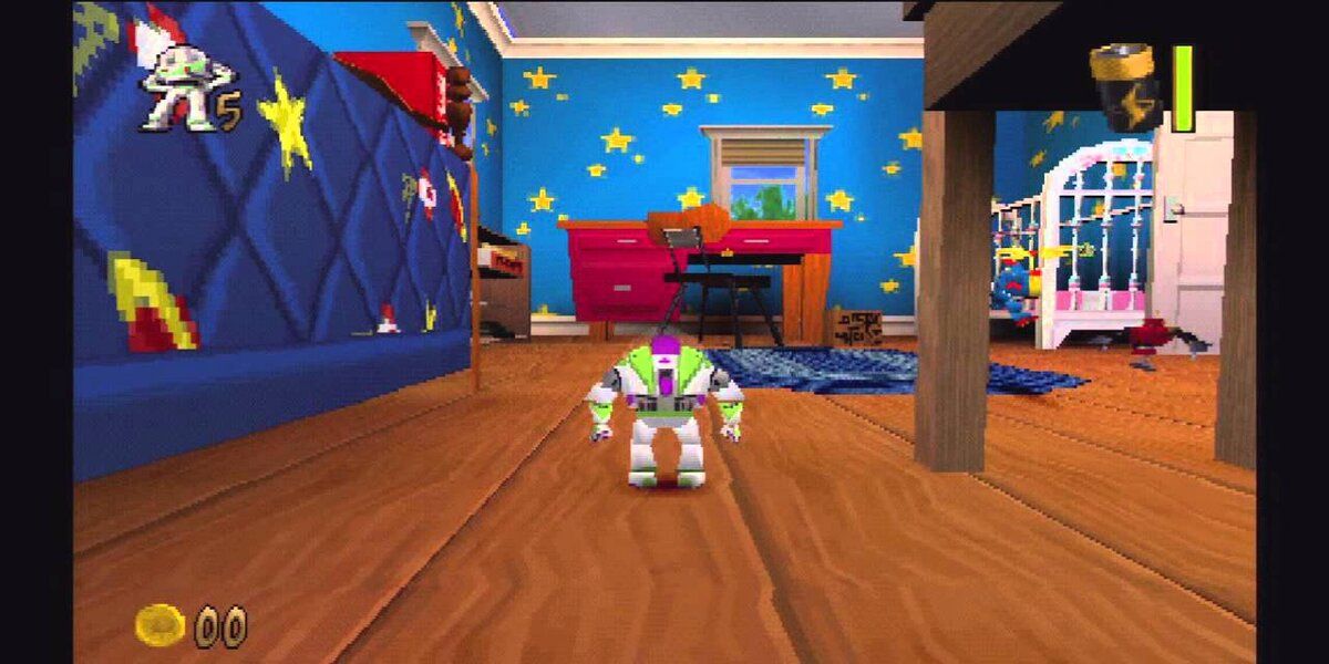 Buzz Lightyear in the Toy Story 2 PS1 video game