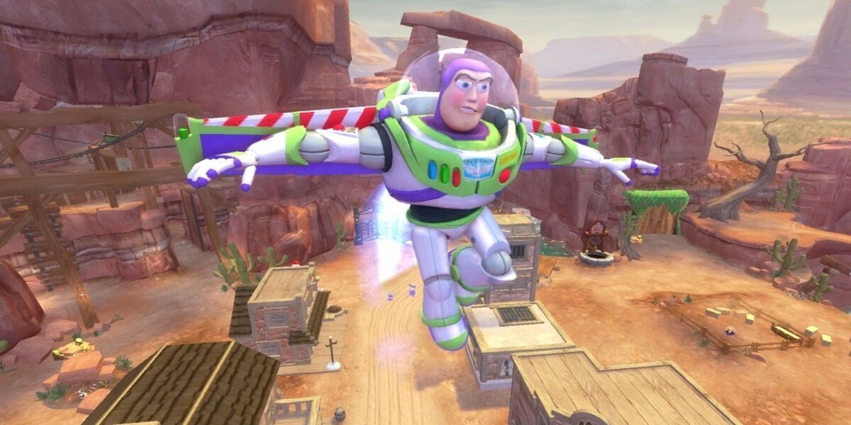 Buzz Lightyear in the Toy Story 3 video game
