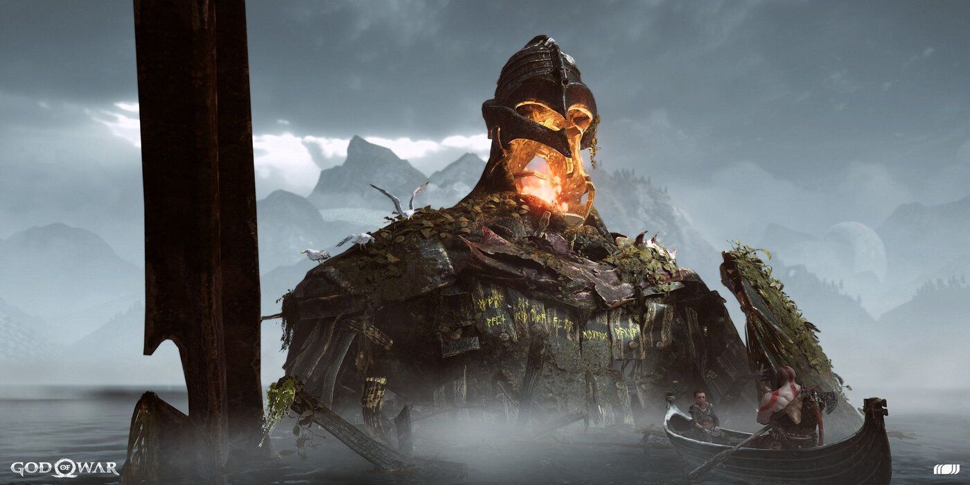 Tyr's Statue as seen in God of War