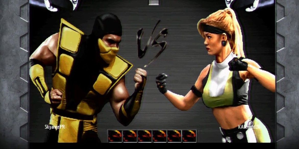 Ultimate Mortal Kombat 3 Scorpion vs Sonya 