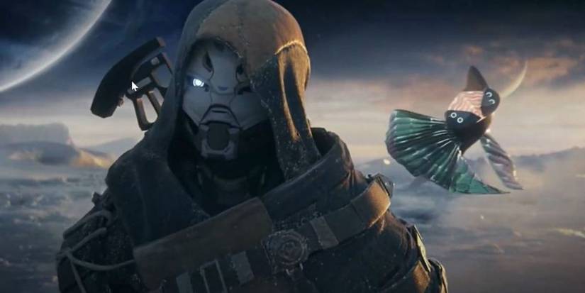 The Stranger appearing on Europa for the Destiny 2 DLC Beyond Light