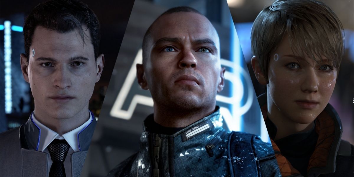 Markus, Conner, and Kara from Detroit Become Human. 