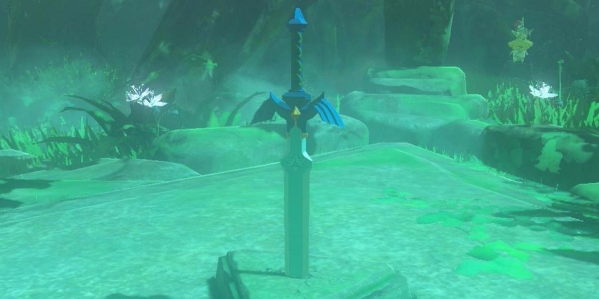 The Master Sword returned to its resting place in Breath of the Wild