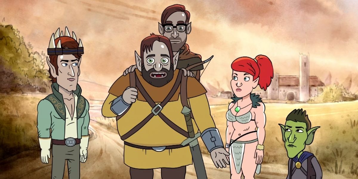 The animated versions of the Harmon Quest cast as they complete their D&D campaign.