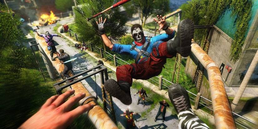 Kicking a player to his death in Dying Light: Bad Blood