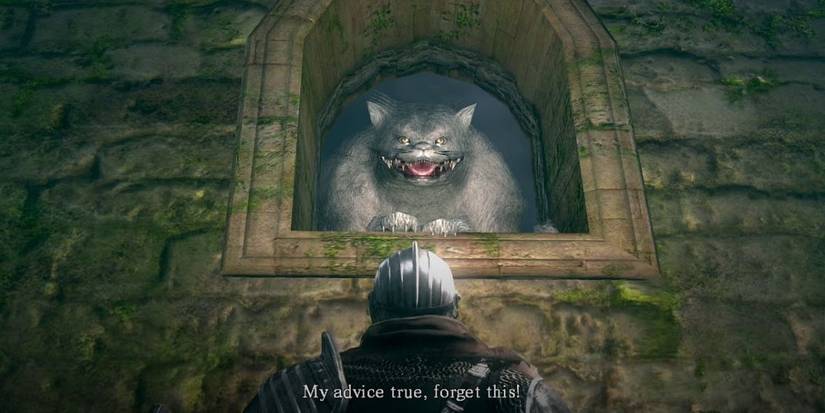 Player talks to Alvina in Dark Souls