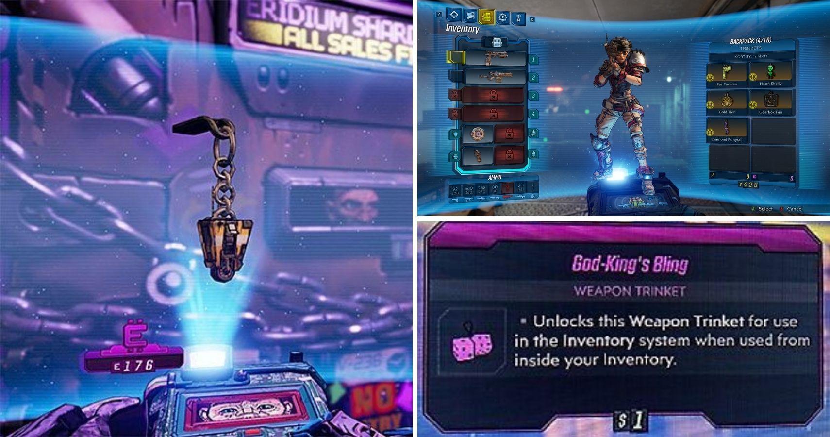 Where to find all weapon trinkets in Borderlands 3
