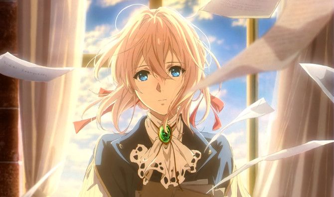 Image from the Kyoto Animation hit Violet Evergarden. 