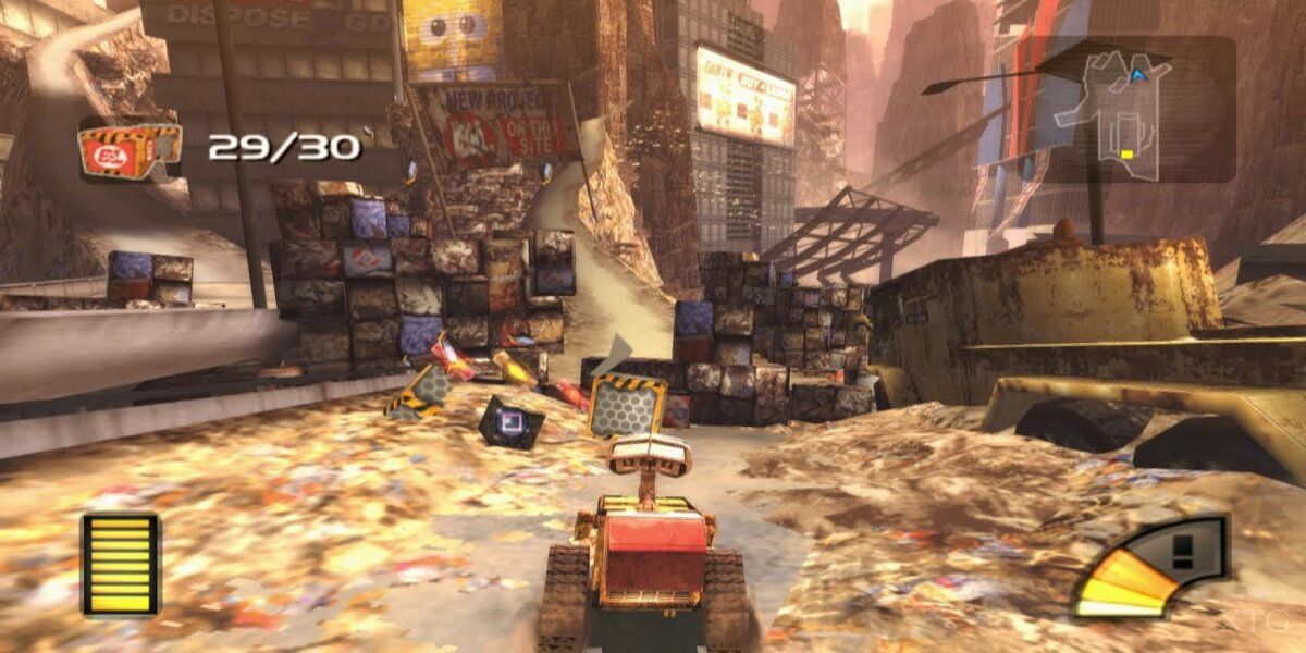 Wall-E in the PS2 video game of the same name