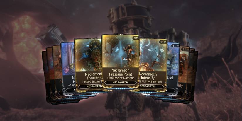 Necramechs mods from Warframe